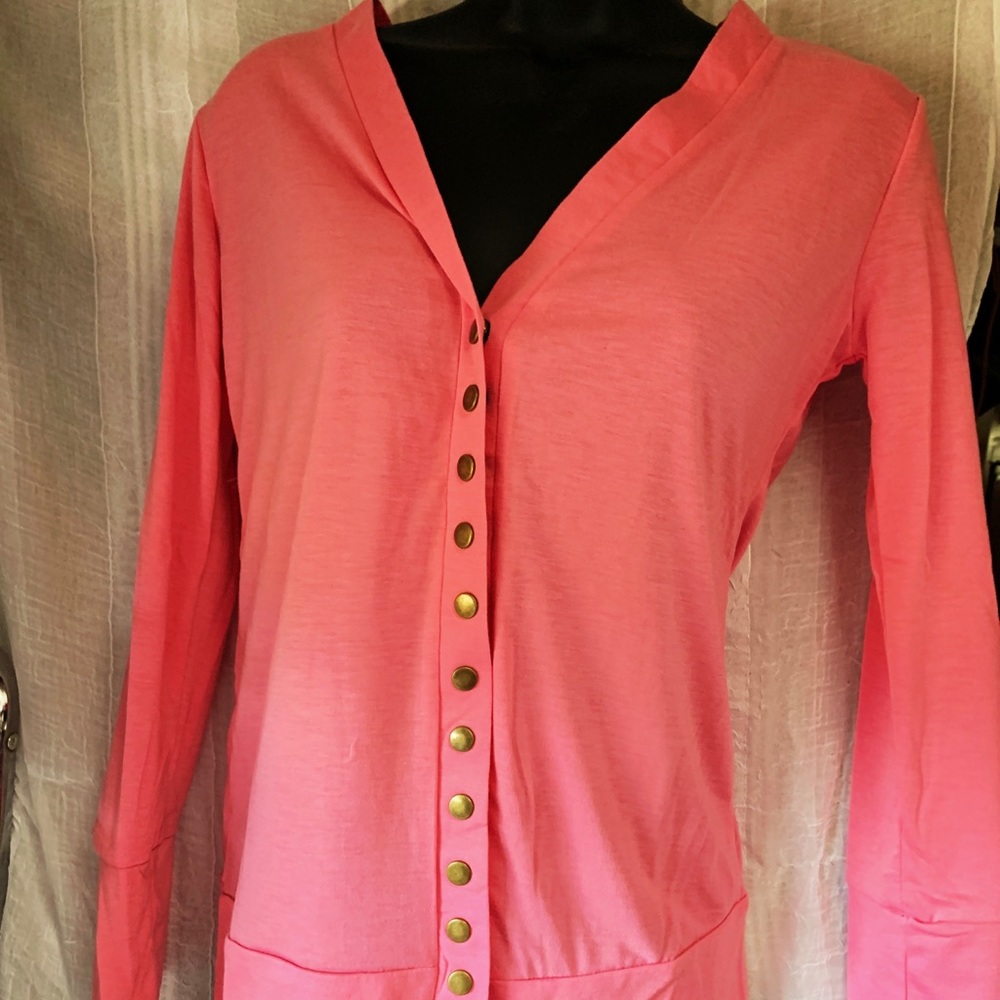 Pink cardigan Sz medium